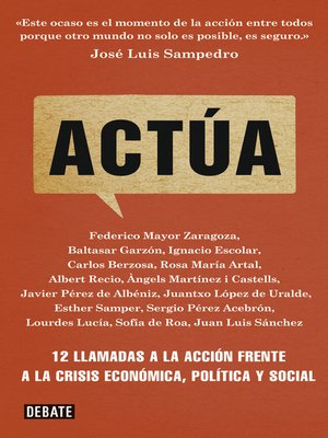 cover image of Actúa